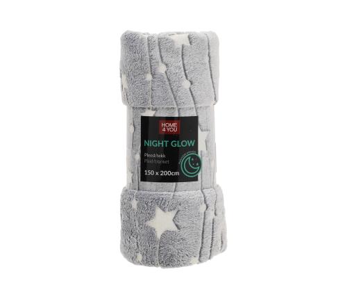 Pleed NIGHT LIGHT 150x200cm, tähed