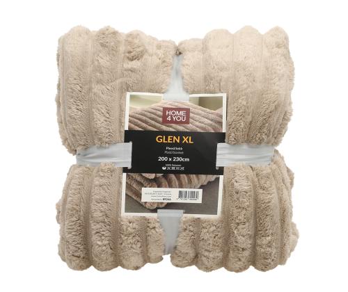 Pleed GLEN XL 200x230cm, beež