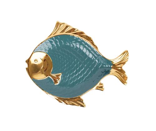 Vaagen GOLDFISH 38x34cm, roheline keraamika