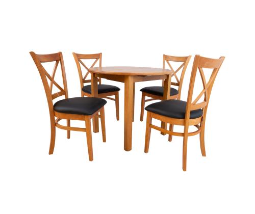 Söögilauakomplekt MIX & MATCH 4-tooliga