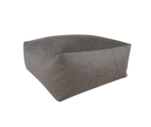 Tumba MITSU-MITSU, 80x80cm, h30cm, helepruun, 100% polüester, kangas-310