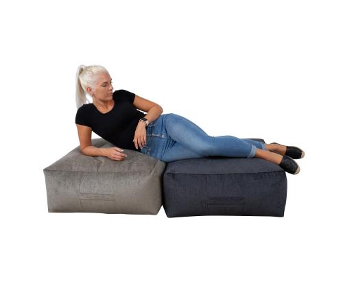 Tumba MITSU-MITSU, 80x80cm, h30cm, tumehall, 100% polüester, kangas-311