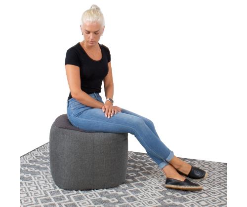 Tumba LAMB BAG, 55x55cm, h45cm, tumehall, 100% polüester, kangas-324/320