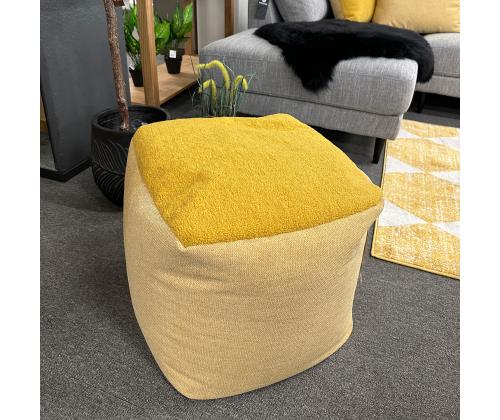 Tumba LAMB BAG, 55x55cm, h45cm, kollane, 100% polüester, kangas-325/322