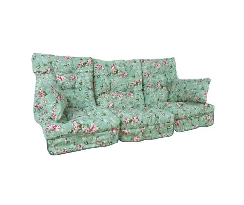 Kiigepadjad ROMA 108x56x10cm, 3tk, 80% puuvill, 20% polüester