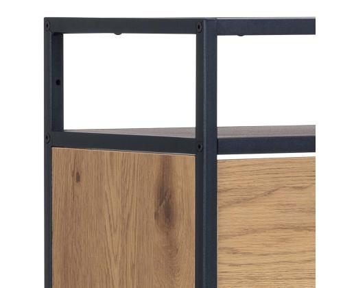 Jalanõudekapp SEAFORD 56x30xH129cm, must