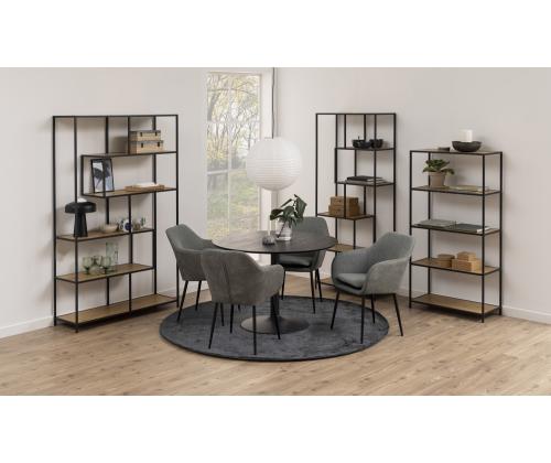 Söögilaud IBIZA D110xH74cm, must