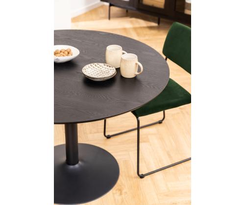 Söögilaud IBIZA D110xH74cm, must