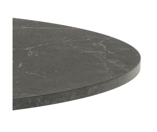 Söögilaud IBIZA D110xH74cm, must marmor