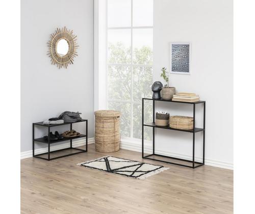 Konsoollaud NEWTON 79,5x26xH80,5cm, must