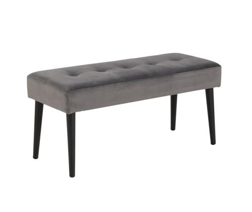 Pink GLORY 38x95xH45cm, tumehall samet, jalad: metall