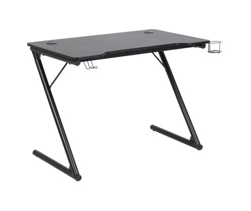 Kirjutuslaud TROOPER 100x60xH75cm, must, MDF, metall