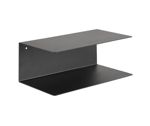 Seinariiul JOLIET 35x20xH14cm, must metall