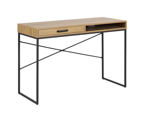 Kirjutuslaud SEAFORD 110x45xH75cm, tamm, metall