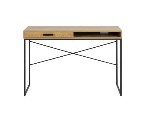 Kirjutuslaud SEAFORD 110x45xH75cm, tamm, metall