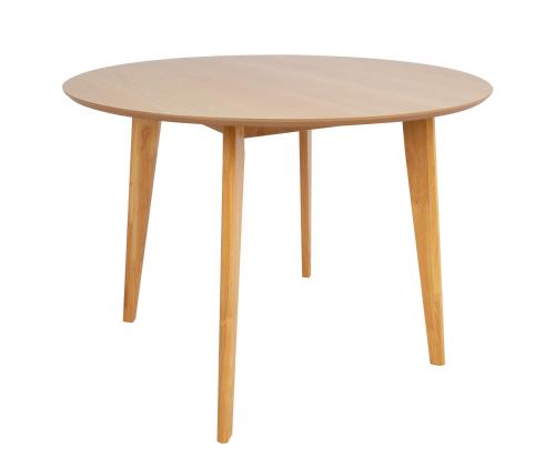 Söögilauakomplekt ROXBY ümar laud D105xH76cm, 4 tooli (AC91520 ), tamm
