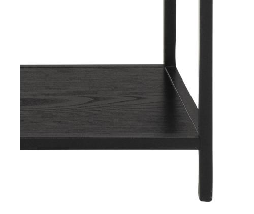 Riiul SEAFORD 135x35xH150cm, must