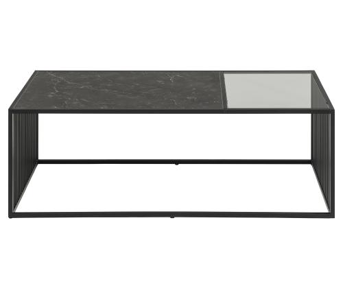 Diivanilaud STRINGTON 120x60xH40cm, must