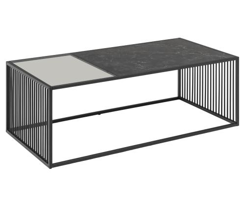 Diivanilaud STRINGTON 120x60xH40cm, must