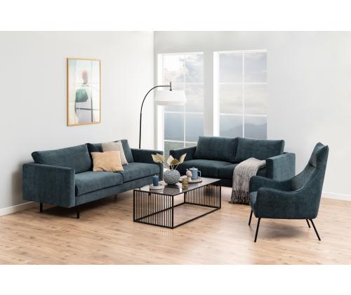 Diivanilaud STRINGTON 120x60xH40cm, must