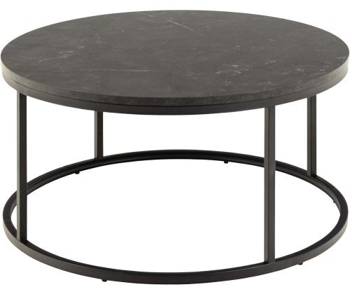 Diivanilaud SPIRO D80xH40cm, must