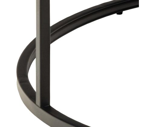 Diivanilaud SPIRO D80xH40cm, must