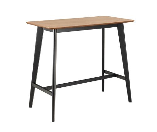 Baarilaud ROXBY 120x60xH105cm, naturaalne/must