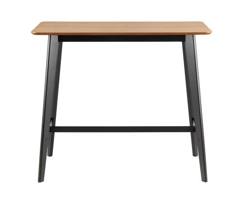 Baarilaud ROXBY 120x60xH105cm, naturaalne/must