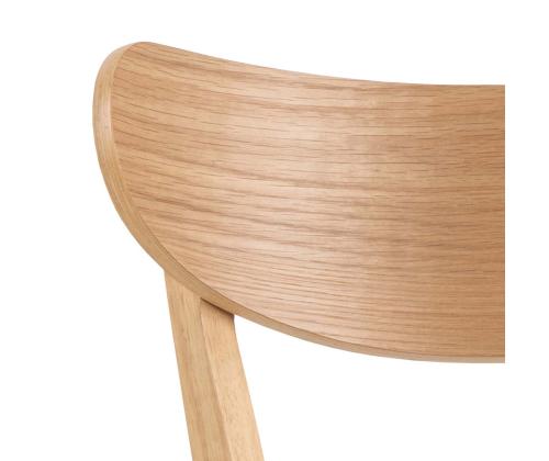 Baaritool ROXBY naturaalne, 45x49xH105cm, tammespoon, puit