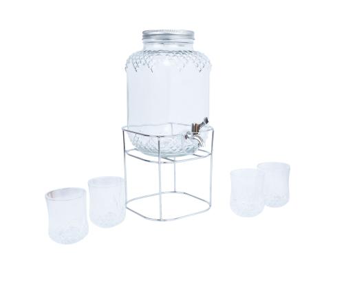 Joogianum +4klaasi PARTY SET 4L, alusraamiga