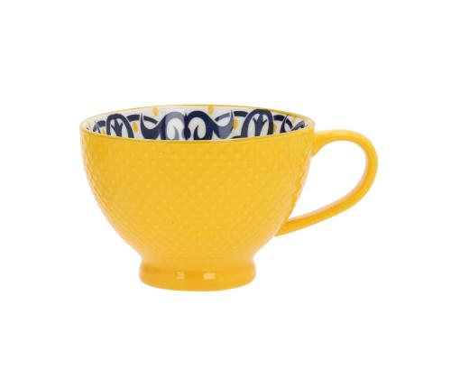 Kruus SEREN H7,7cm 355ml, kollane/sinine