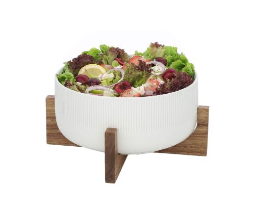 Kauss POLO D22,5xH10cm 2.7L valge, alusega