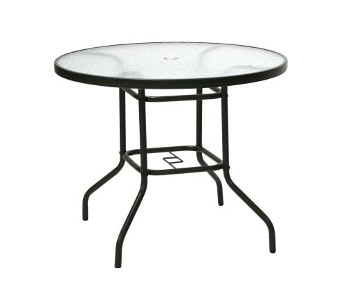 Aiamööblikomplekt DUBLIN laud ja 4 tooli, hõbehall