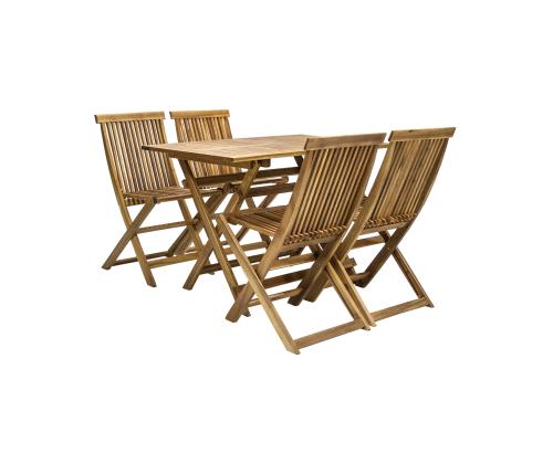 Aiamööblikomplekt FINLAY laud ja 4 tooli