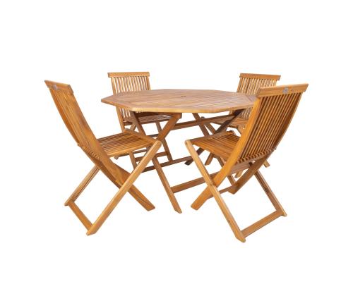 Aiamööblikomplekt FINLAY laud ja 4 tooli