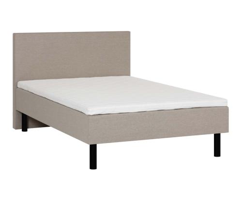 Kušett LANDE 140x200cm, peatsiotsaga, beež, 7-tsooniline pocket-vedrustus