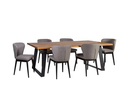 Söögilauakomplekt ROTTERDAM 6-tooliga