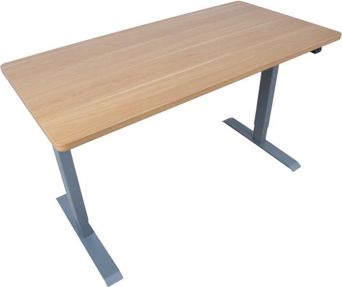 Töölaud ERGO 1-mootoriga 140x70xH71-121cm, vaher, melamiinplaat