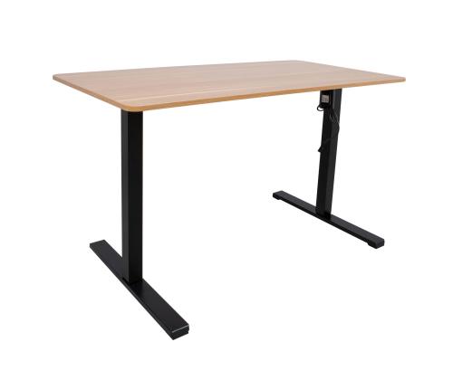 Töölaud ERGO OPTIMAL 1-mootoriga 120x60cm, tamm