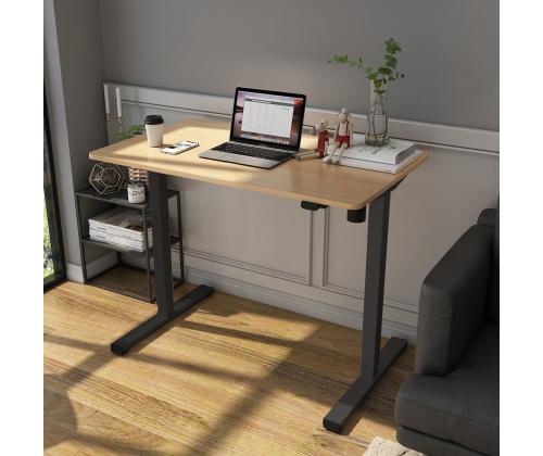 Töölaud ERGO OPTIMAL 1-mootoriga 120x60cm, tamm