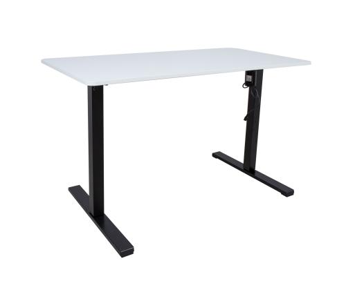 Töölaud ERGO OPTIMAL 1-mootoriga 120x60cm, valge
