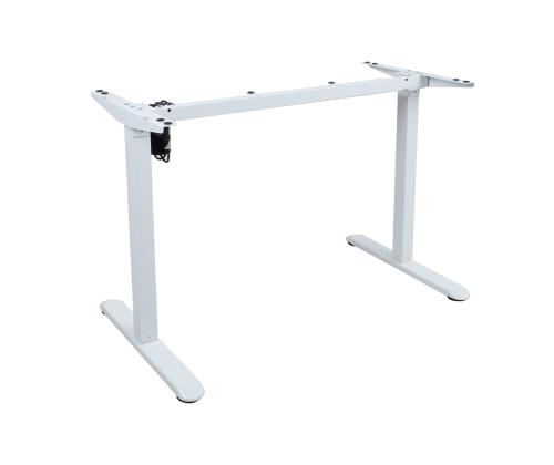 Töölaud ERGO LIGHT 1-mootoriga 120x60cm, valge/tamm