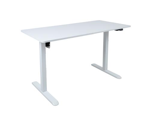 Töölaud ERGO LIGHT 1-mootoriga 120x60cm, valge
