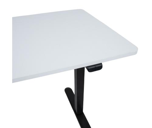 Töölaud ERGO LIGHT 1-mootoriga 120x60xH73-118cm, must/valge