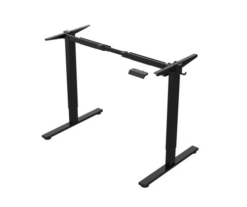 Töölaud ERGO FIT 1-motoriga 120x68xH71,5-116cm, valge/must