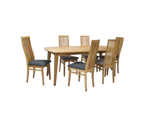 Söögilauakomplekt RETRO 6-tooliga 19923