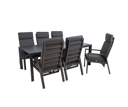 Aiamööblikomplekt TOMSON laud ja 6 tooli