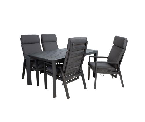 Aiamööblikomplekt TOMSON laud ja 4 tooli