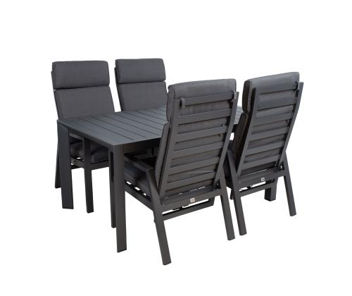 Aiamööblikomplekt TOMSON laud ja 4 tooli