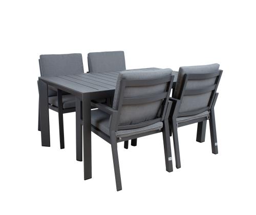 Aiamööblikomplekt TOMSON laud ja 4 tooli